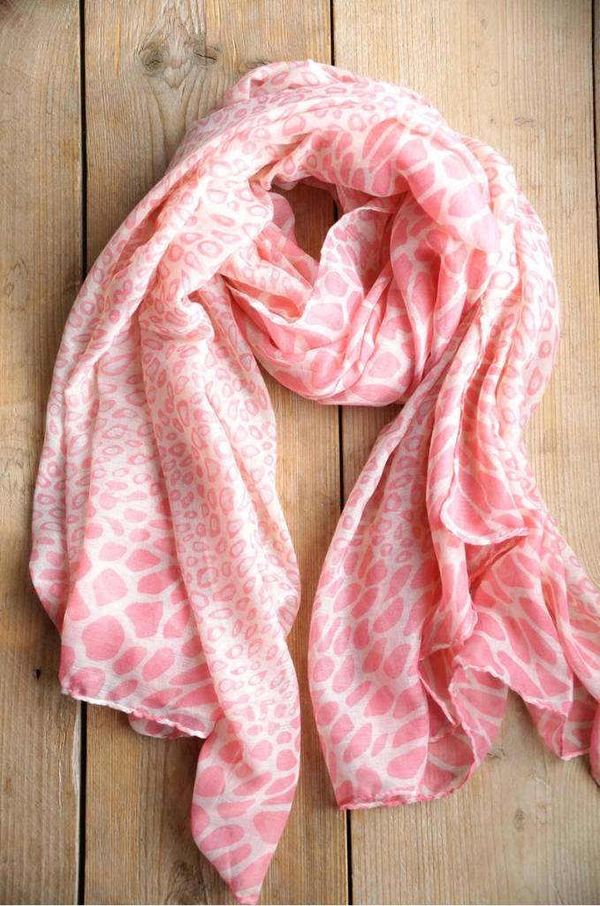 Roze sjaal