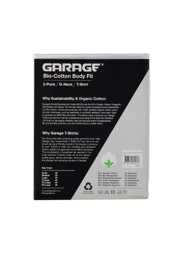 Garage 0221 0 neck 2 Pack Bio Cotton