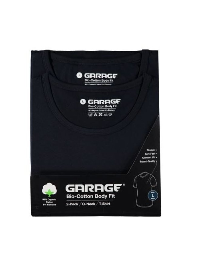 Garage 0221 0 neck 2 Pack Bio Cotton