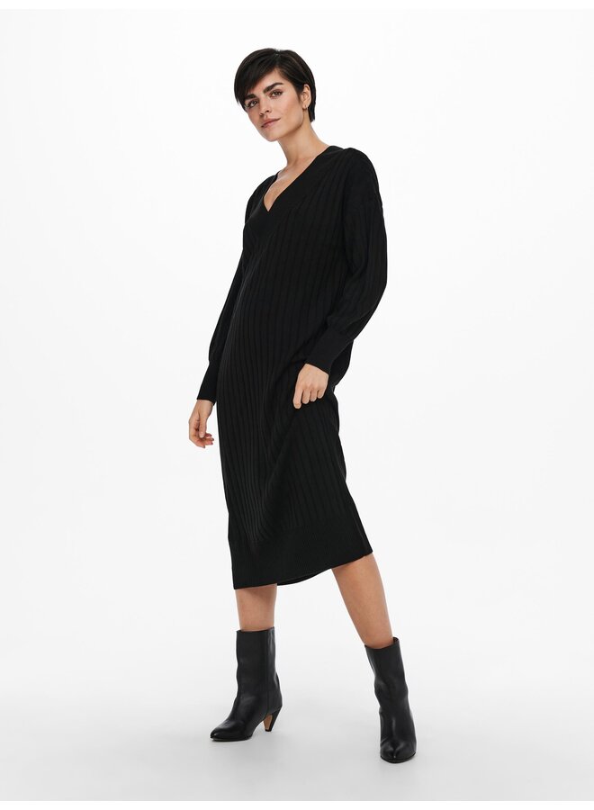 Jurk 15236372 ONLNEW TESSA L/S MIDI