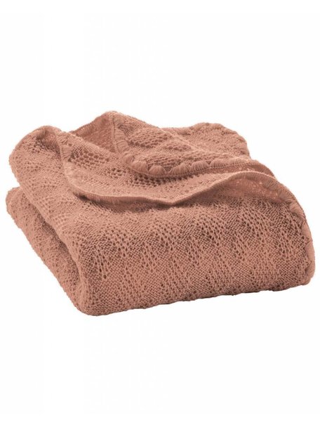 Disana Baby deken van wol - oud roze (exclusief bij Ziloen)