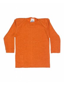 Cosilana Shirt van wol/zijde - oranje