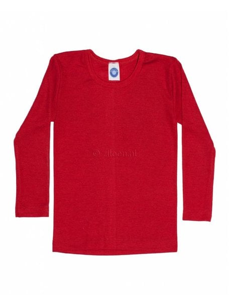 Cosilana Kindershirt van wol/zijde - rood