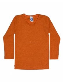 Cosilana Kindershirt van wol/zijde - oranje