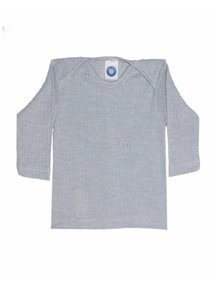 Cosilana Shirt van wol/zijde/katoen - grijs