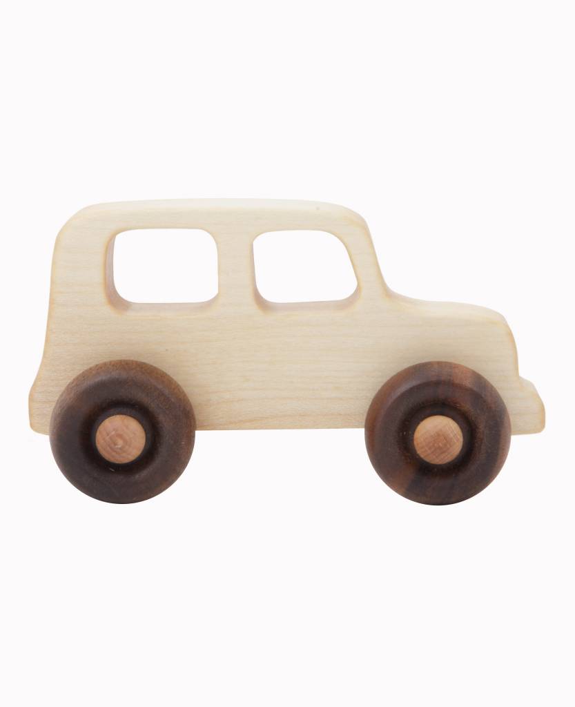 Pastoor Sporten applaus Wooden Story houten speelgoed auto terreinwagen - Ziloen