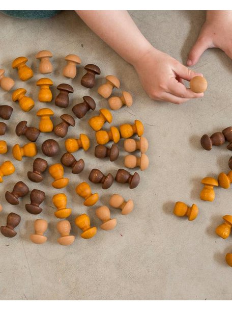 Grapat Mandala paddenstoel elementen