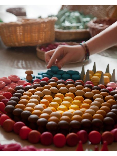 Grapat Mandala paddenstoel elementen