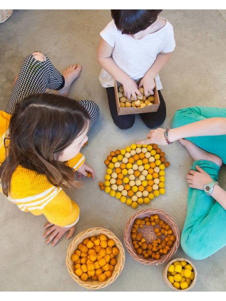 Grapat Mandala paddenstoel elementen