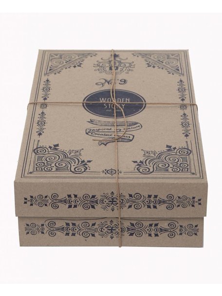Wooden Story Houten stapelfiguren - naturel XL