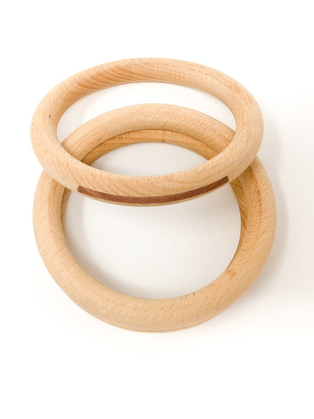 Grapat Grote houten ringen - 3 stuks