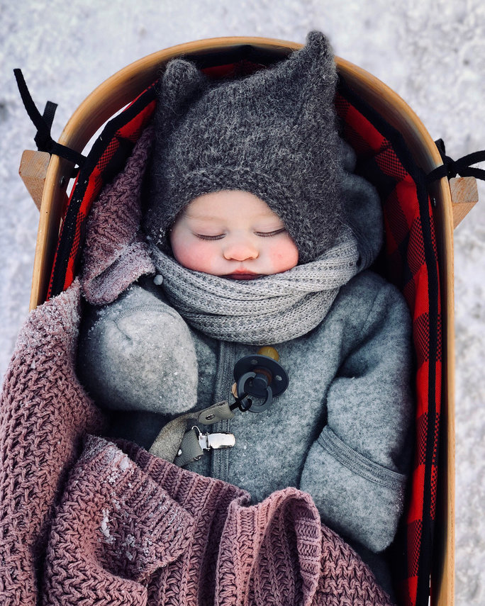 Go Outdoors - Fleece met Capuchon om over het hoofd aan te trekken voor
