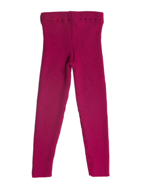 Reiff Rib legging van wol - roze