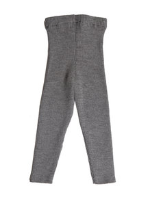 Reiff Rib legging van wol - grijs