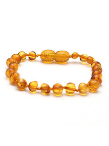 Amber Barnsteen baby armbandje 14cm - honey