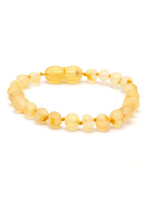 Amber Barnsteen dames armband 18cm - lemon raw