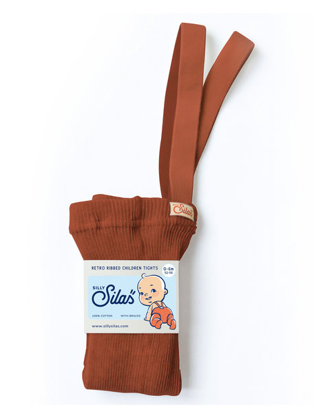 Silly Silas Maillot met bretels van katoen - cinnamon