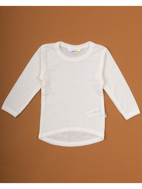 Joha Kinder longsleeve van wol - naturel