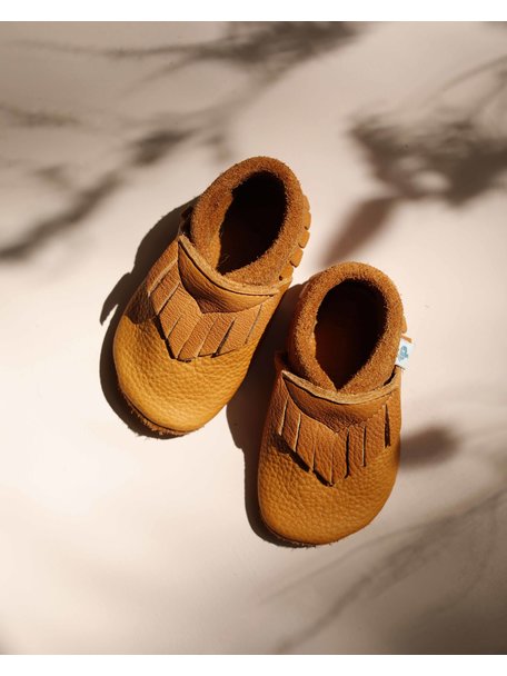 Pantolinos Leren baby mocassins - indian summer