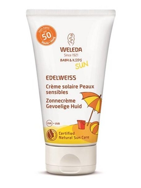Weleda Zonnecrème gevoelige huid SPF 50 baby & kids 50ml
