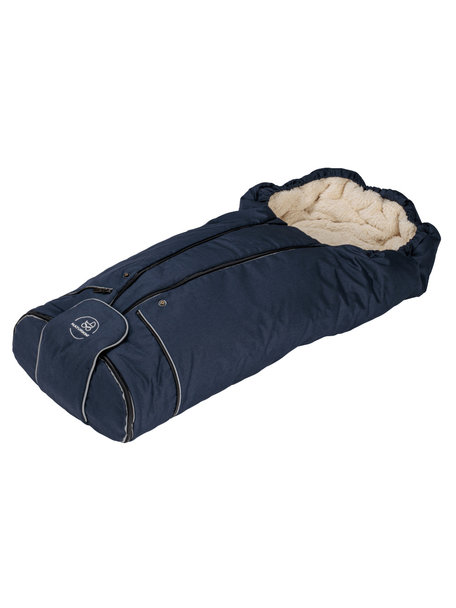 Naturkind Combi kinderwagen voetenzak zomer/winter - dark blue - showmodel