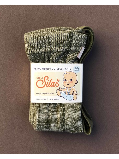 Silly Silas Maillot met bretels zonder voetjes - creamy olive