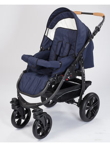 Naturkind SHOWMODEL  Kinderwagen Varius Pro dark blue - basis model inclusief reismand