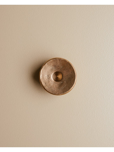 Handmade Kandelaar massief koper - groot