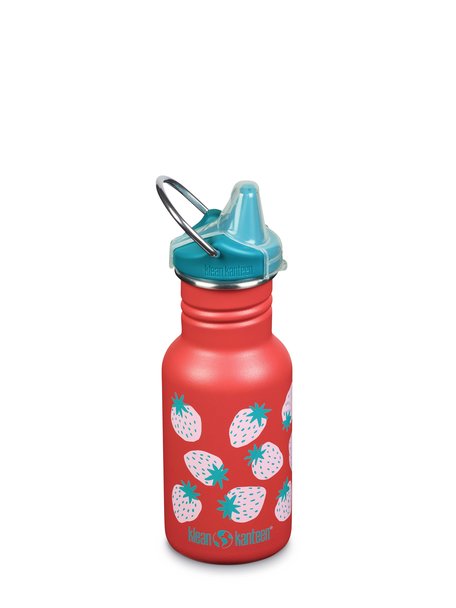 Klean Kanteen Kid Sippy fles 355 ml - aardbeien