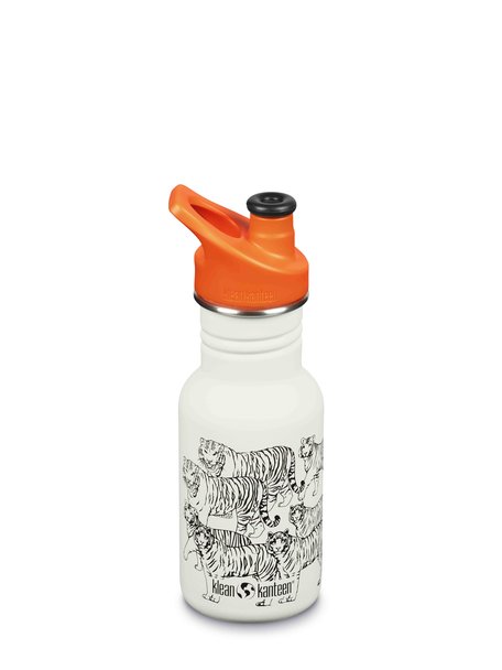 Klean Kanteen Kid Sport fles 355 ml - tijgers