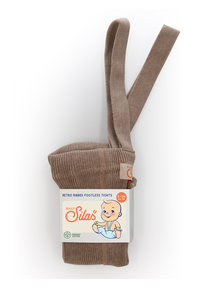 Silly Silas Maillot met bretels zonder voetjes - cocoa blend