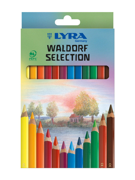 Lyra Waldorf potloden gelakt - 12 stuks