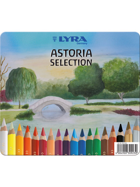 Lyra Potloden Astoria selectie - gelakt