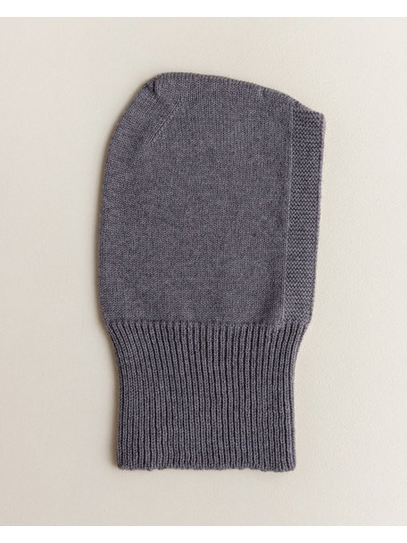 Hvid Balaclava van merino wol Eddy - otter