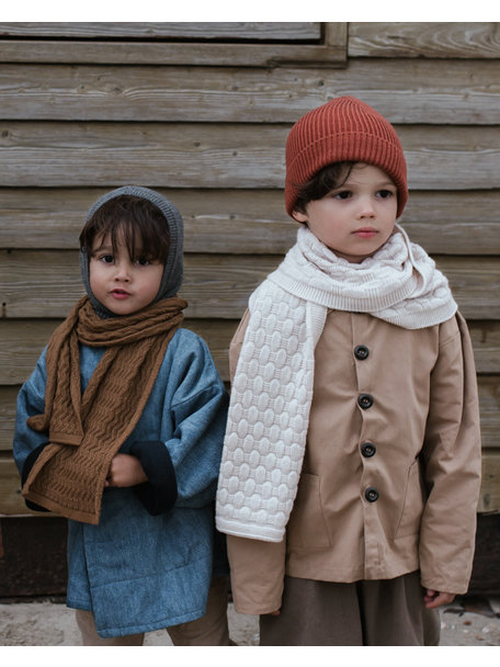 Hvid Dikke ribbeanie Fonzie - off white