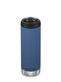 Klean Kanteen TKWide thermosfles met koffiedop 473 ml - donkerblauw