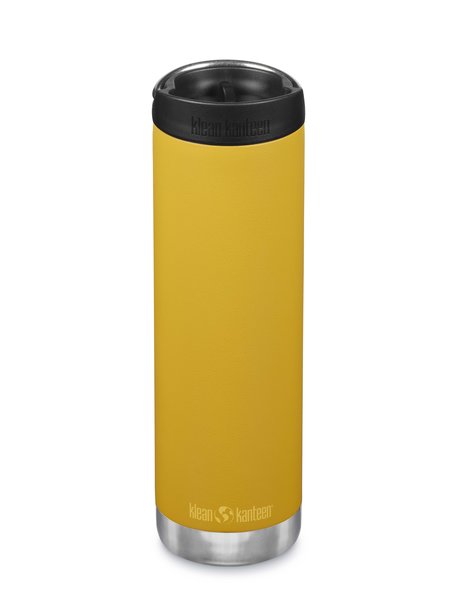 Klean Kanteen TKWide thermosfles met koffiedop 592 ml - geel