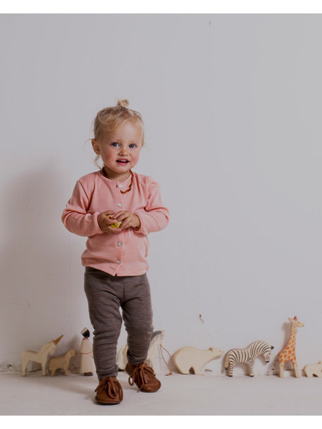 Engel Natur Baby legging van wol/zijde - bruin