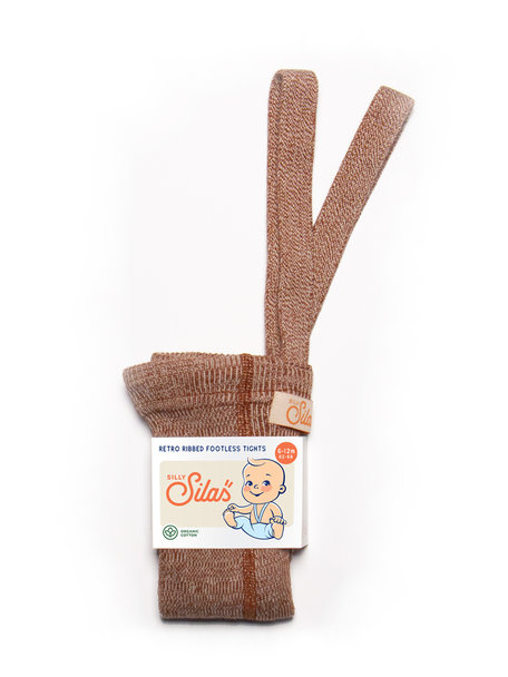 Silly Silas Maillot met bretels zonder voetjes - salted caramel