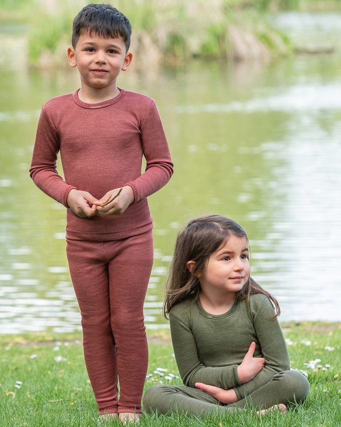 Engel Legging Merinowol En Zijde Ondergoed Voor Kinderen Maten