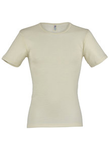 Engel Natur Herenshirt wol/zijde - naturel