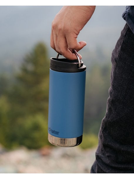 Klean Kanteen TKWide thermosfles met koffiedop 355 ml - donkerblauw