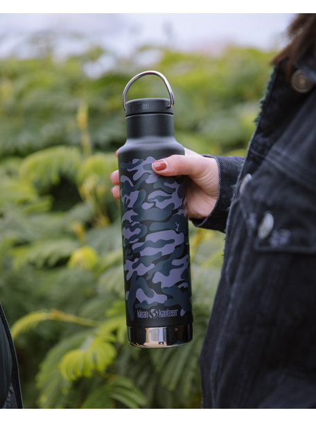 Klean Kanteen Thermosfles Classic 592 ml - zwart camo