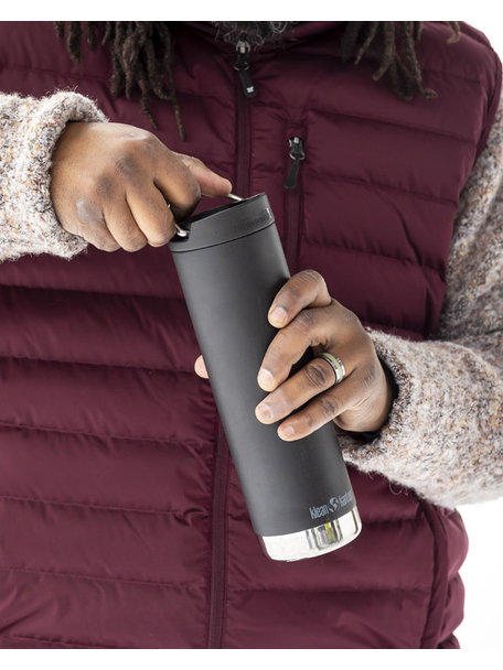 Klean Kanteen TKWide thermosfles met koffiedop 592 ml - mat zwart