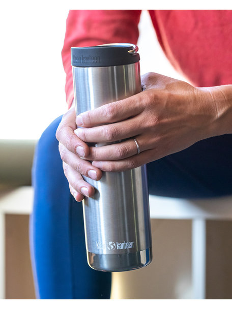 Klean Kanteen TKWide thermosfles met koffiedop 592 ml - rvs