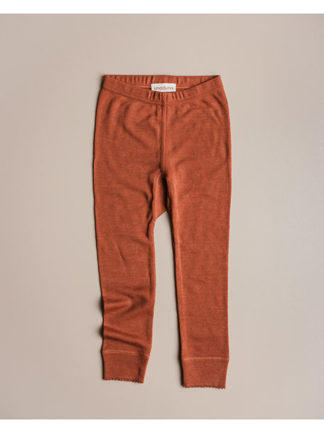 Unaduna Kinderlegging pointelle wol/zijde - umber