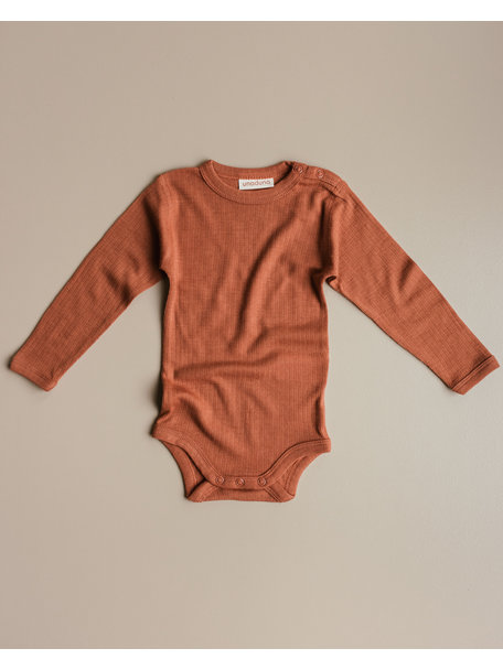 Unaduna Rompertje longsleeves - umber