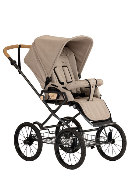 Naturkind Kinderwagen Ida sand - basis model inclusief reismand