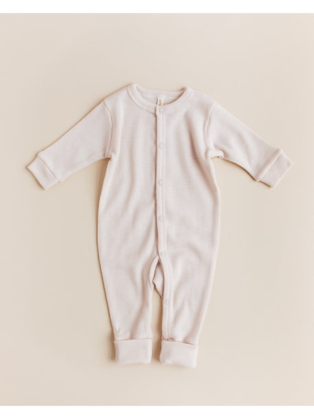 Unaduna Wollen jumpsuit 2 in 1 feet - mazarin