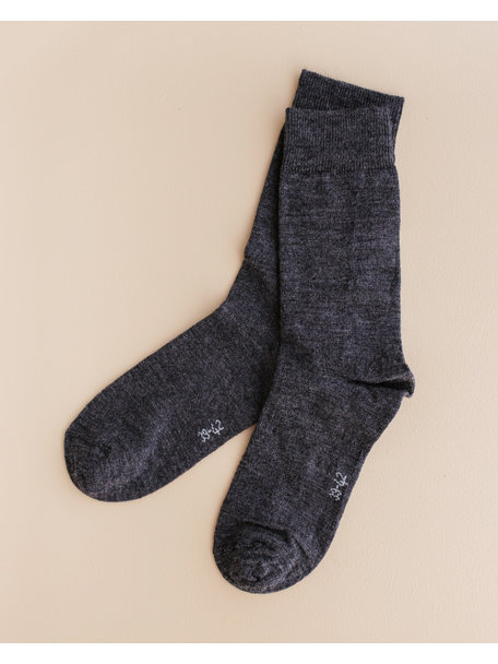 Joha Wollen sokken voor volwassenen - antraciet